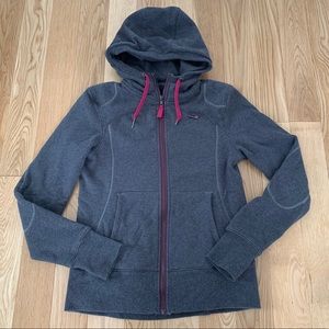 LG Full Zip Gray Hoodie S